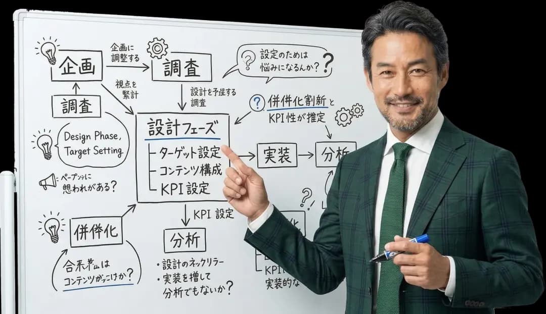 コンテンツ制作・戦略設計のイメージ