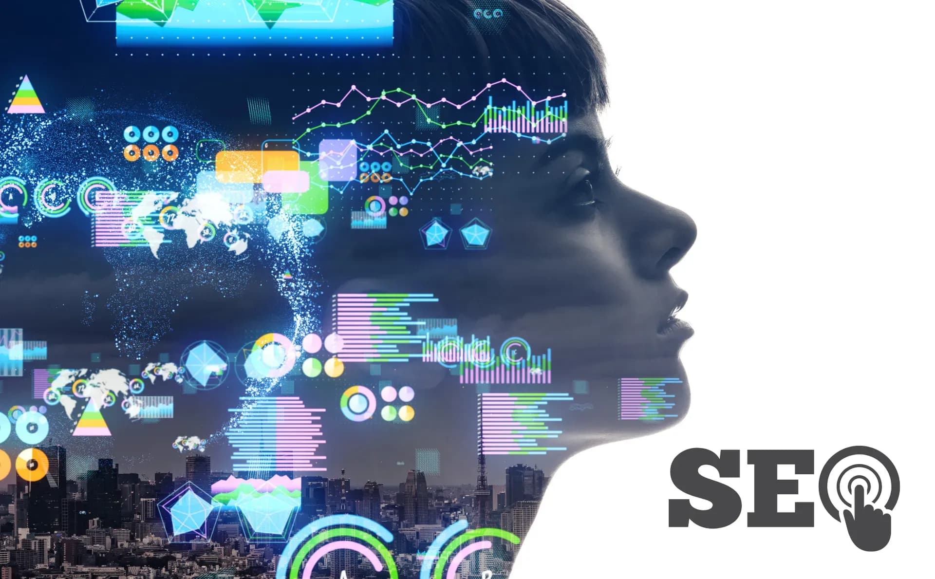 AIとSEOを表すイメージ