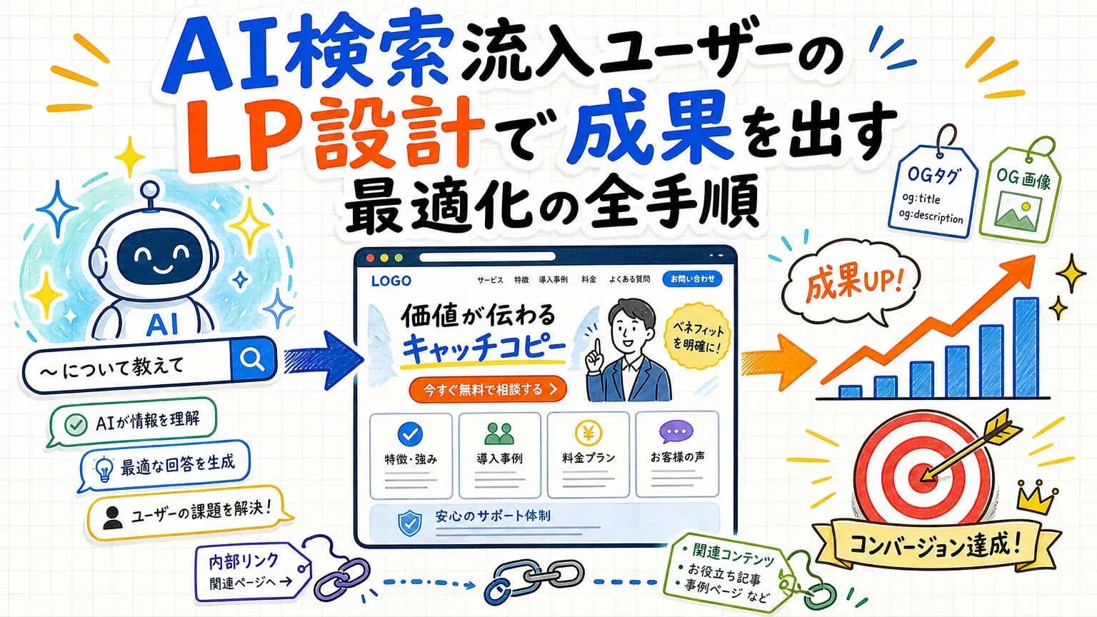 AI検索流入ユーザーのLP設計で成果を出す最適化の全手順