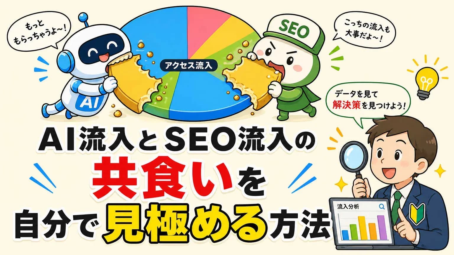 AI流入とSEO流入の共食いを自分で見極める方法