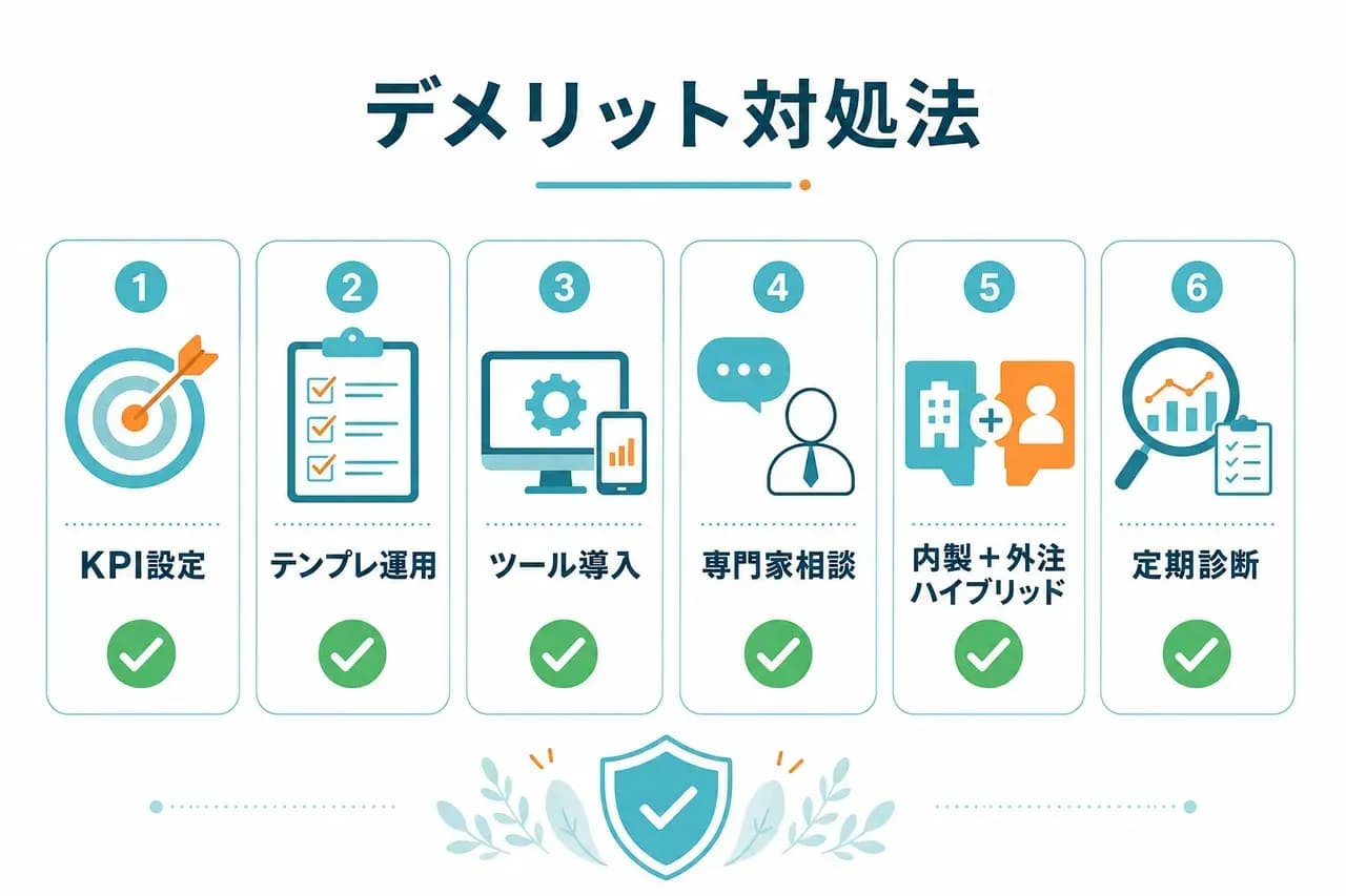 デメリット対処法
