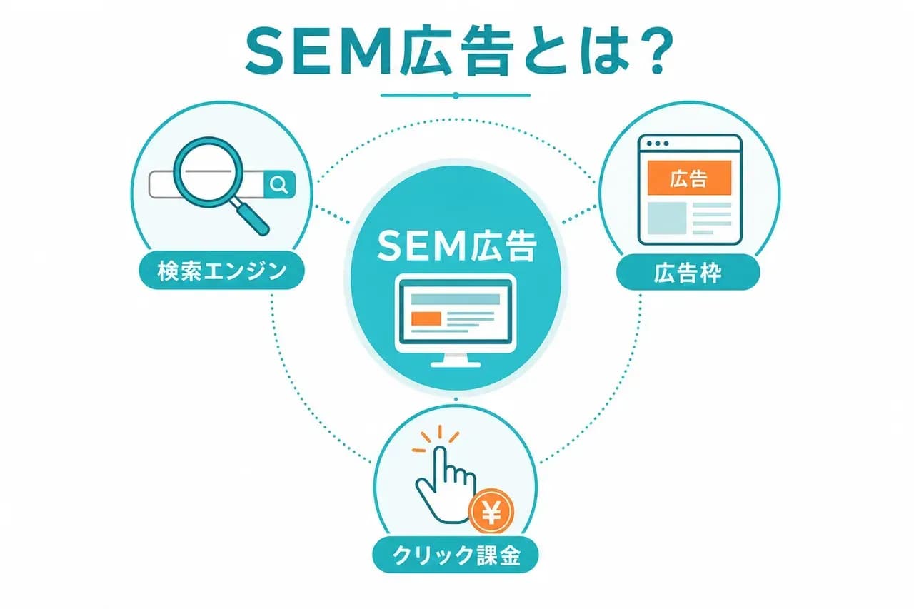 SEM広告とは？種類・メリット・始め方・AI検索対応【2026年版】 | 株式