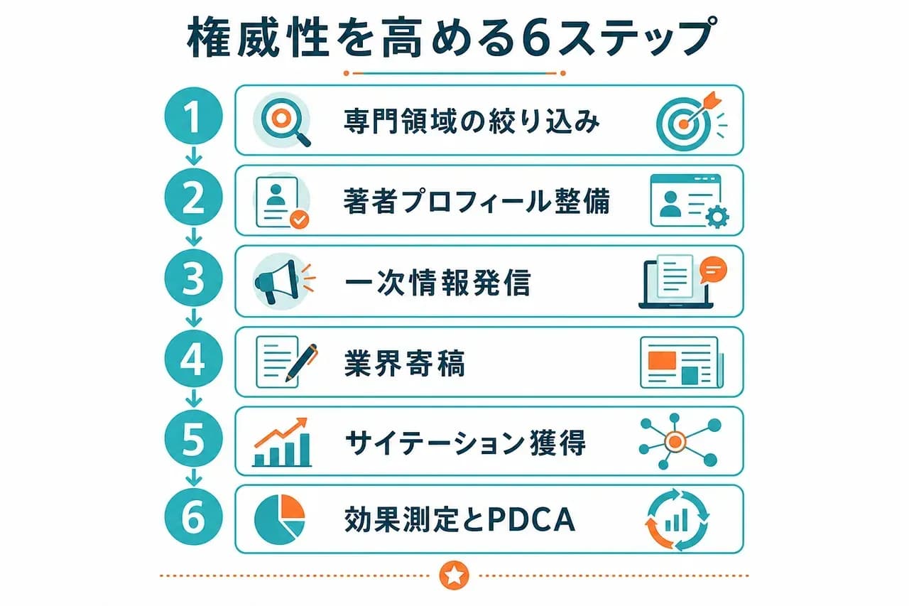 権威性6ステップ実践