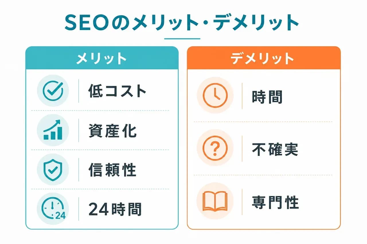 SEOの長短