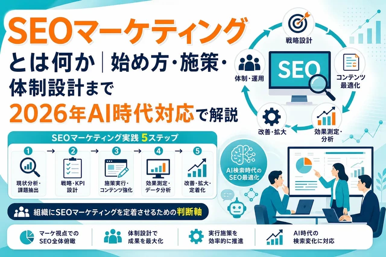 SEOマーケティング2026年版の表紙