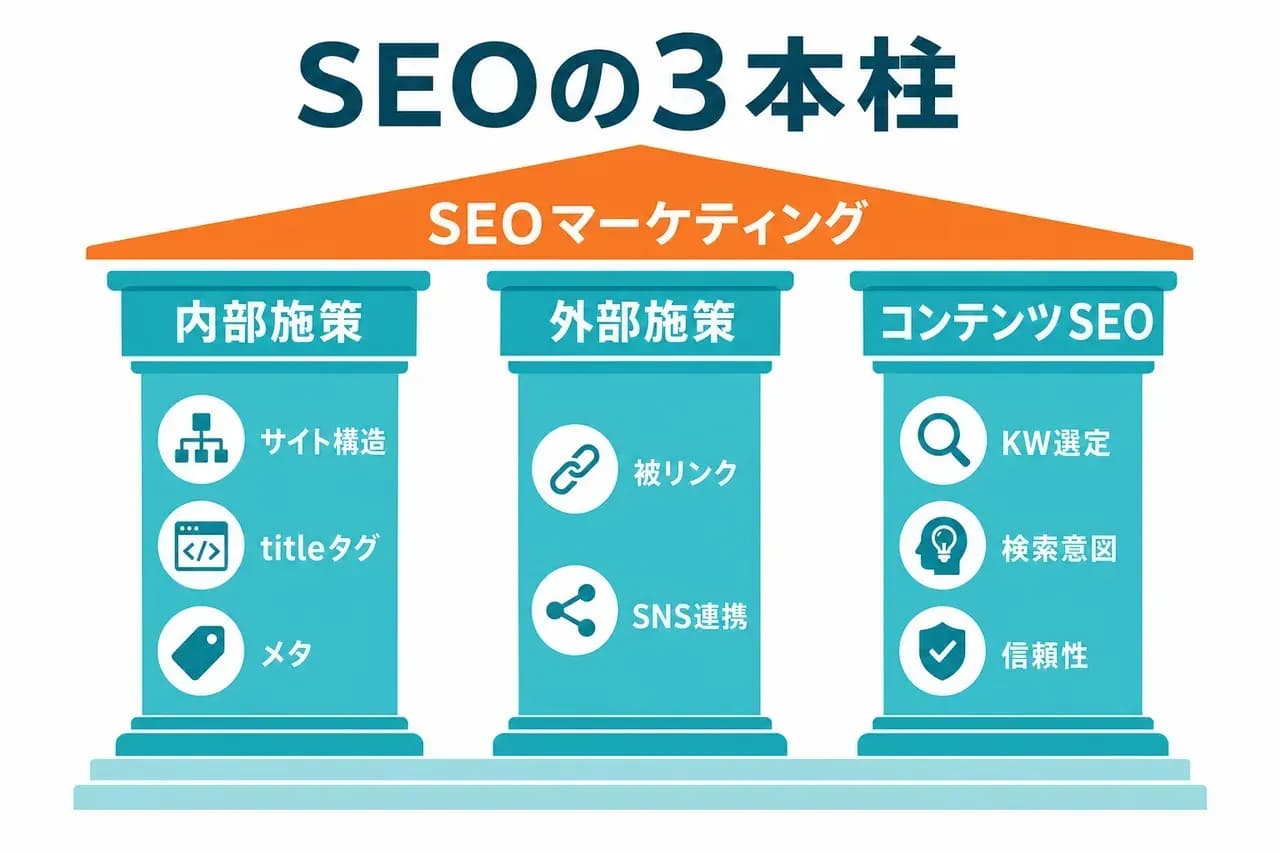 SEOの内部施策・外部施策・コンテンツSEO