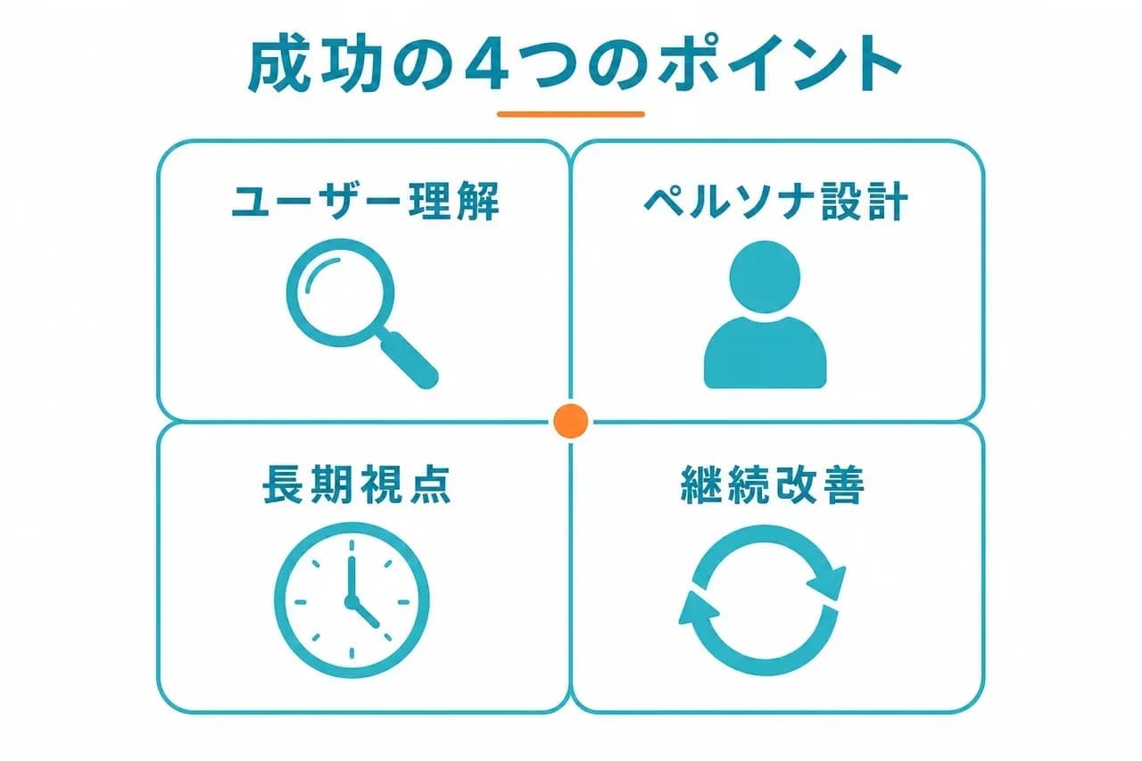 SEOマーケティング成功の4つのポイント