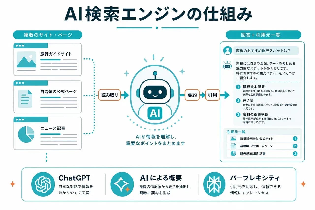 AI検索エンジンの仕組み