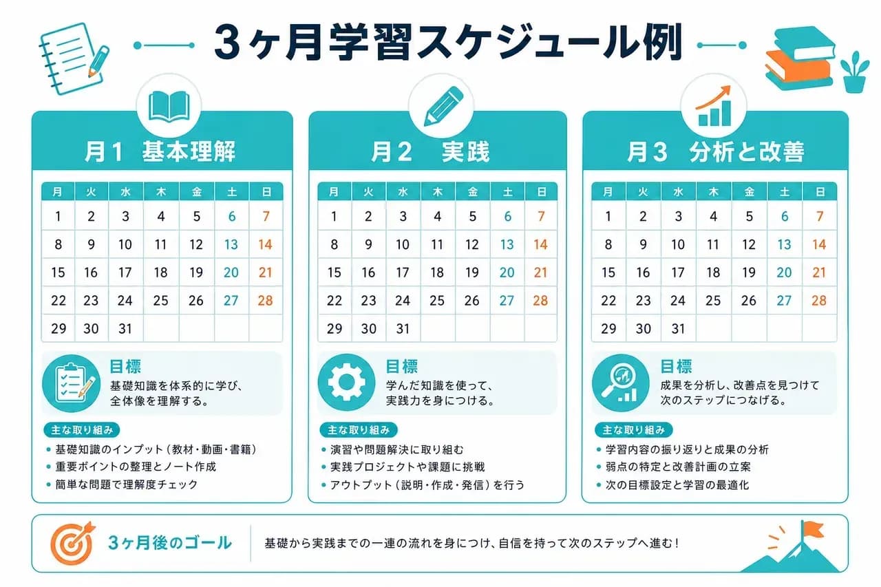 スケジュール例