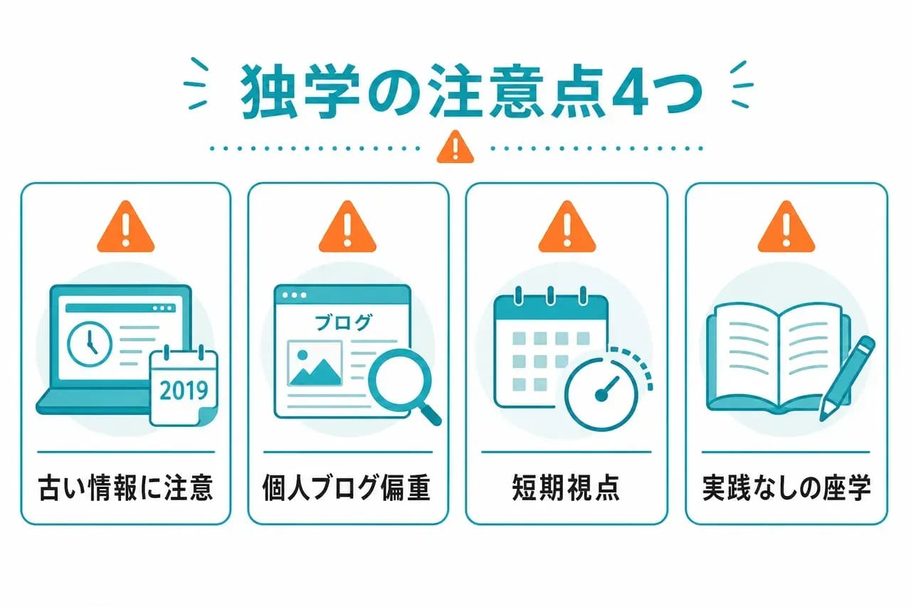 独学の注意点