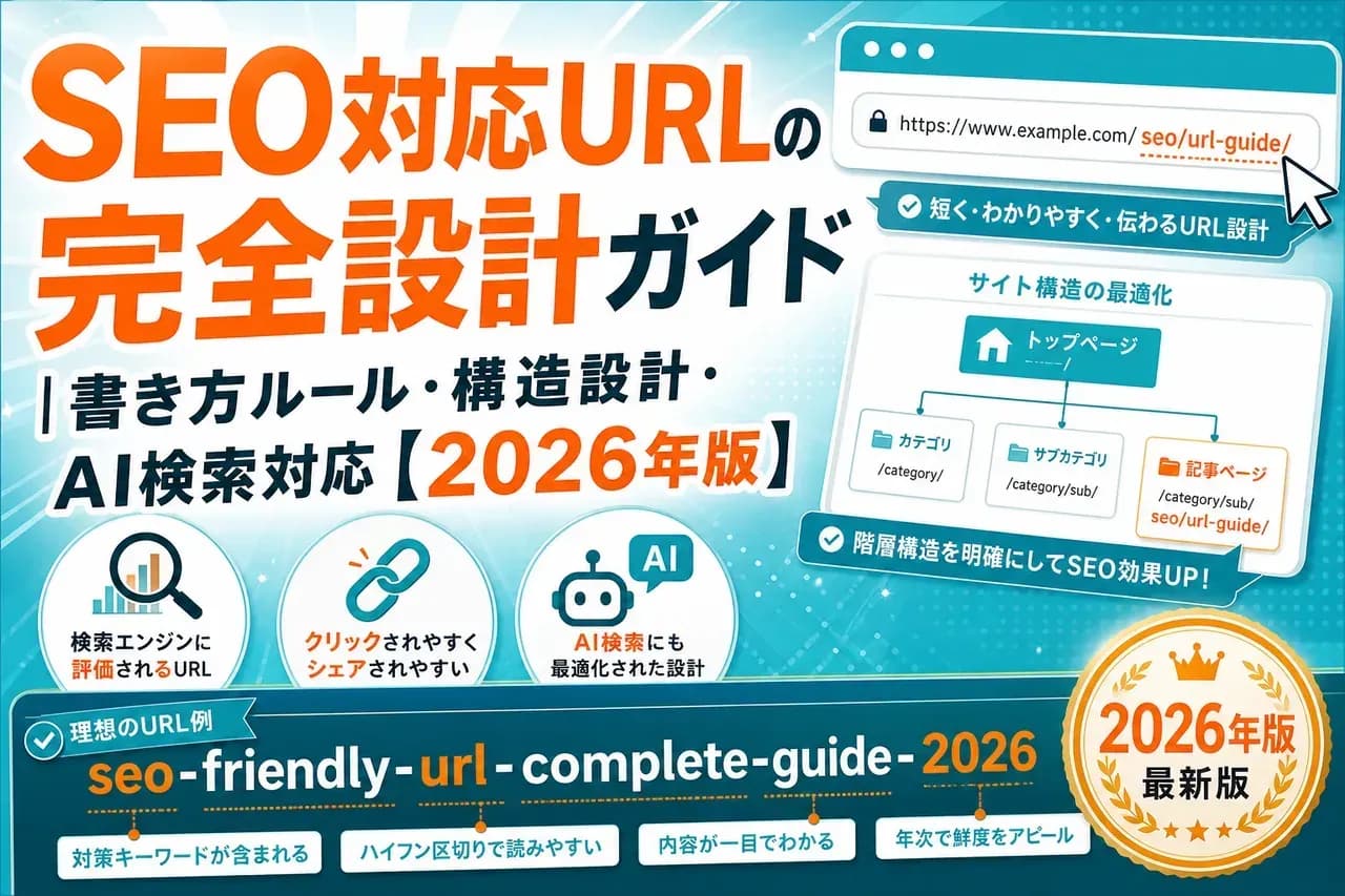 SEO対応URL完全設計ガイド