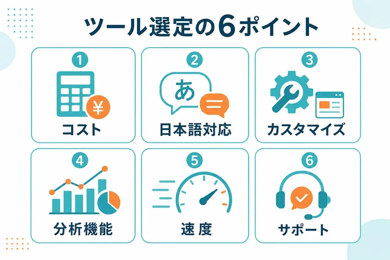 ツール比較ポイント