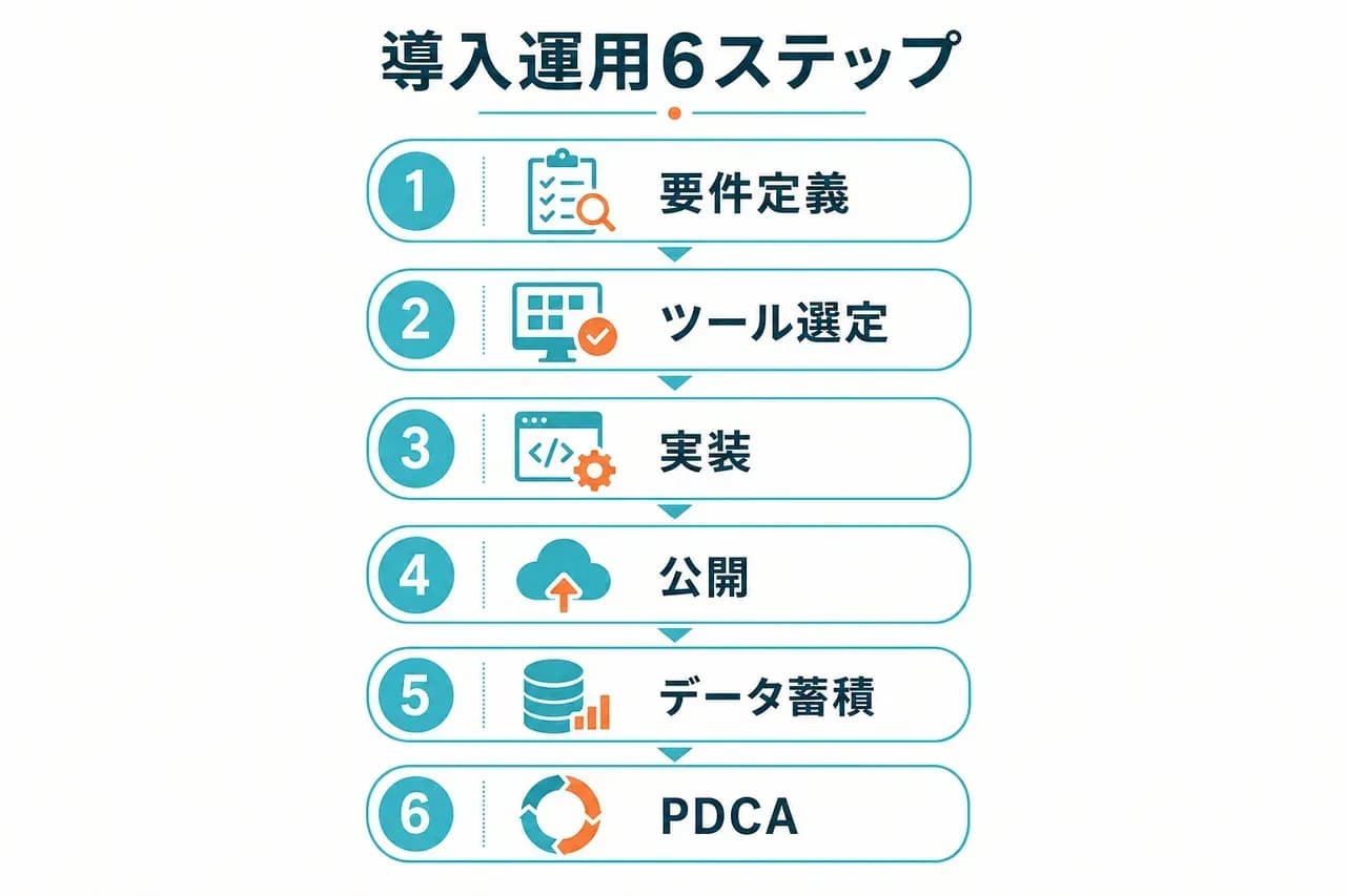 導入運用6ステップ