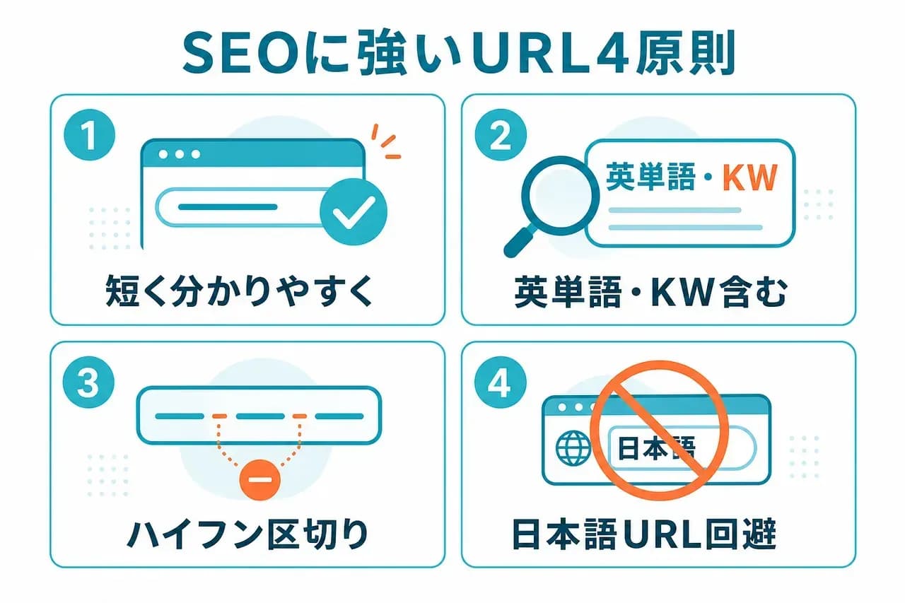 強いURL4原則
