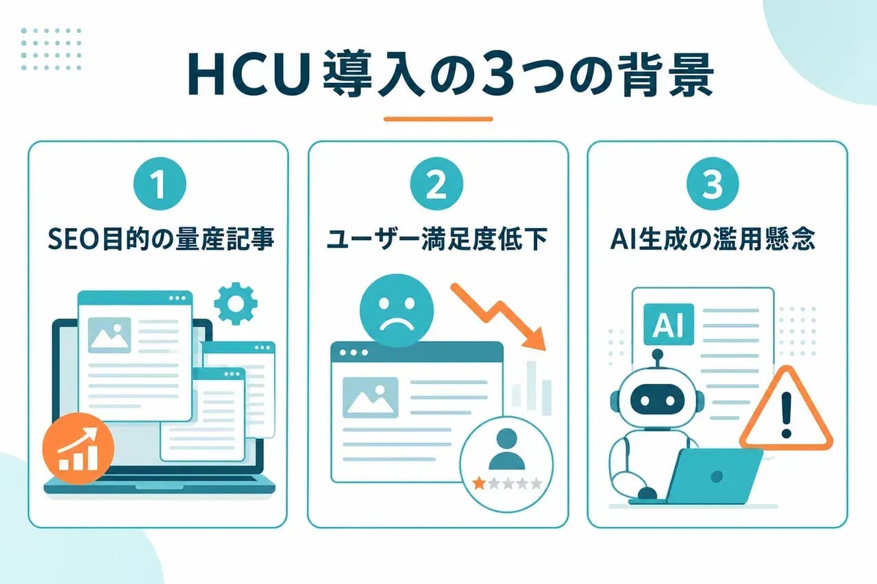 HCU導入の3つの背景