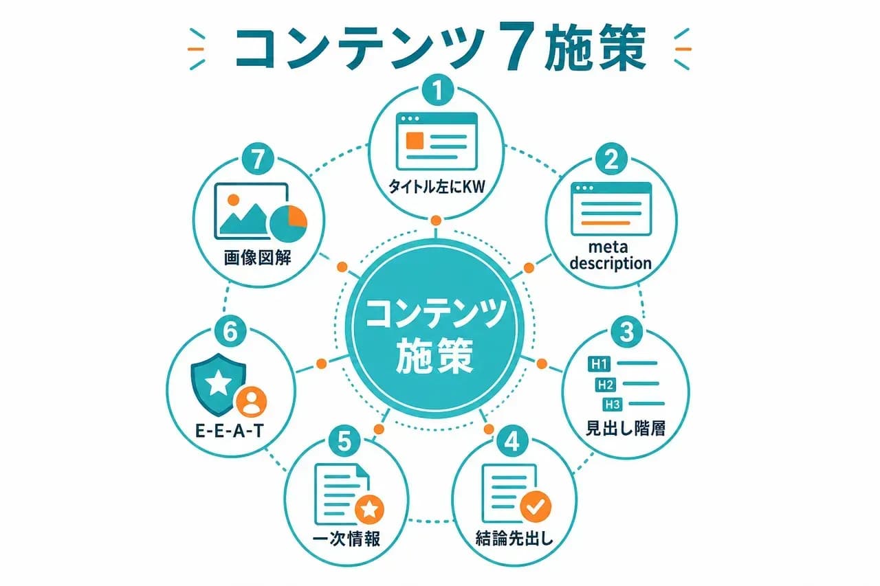 順位UPに直結するコンテンツ7施策