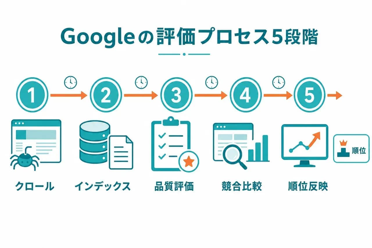 Googleの評価プロセス5段階