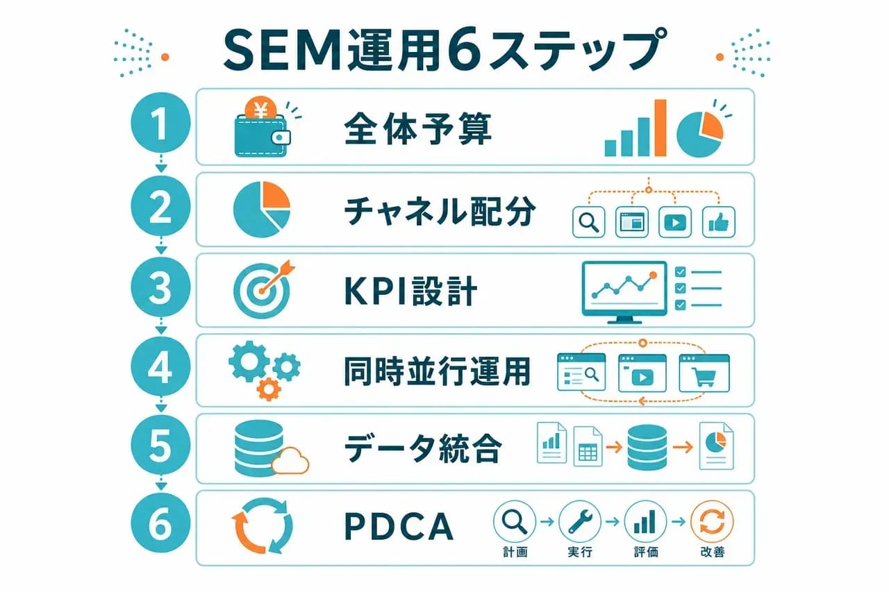 SEM運用6ステップ