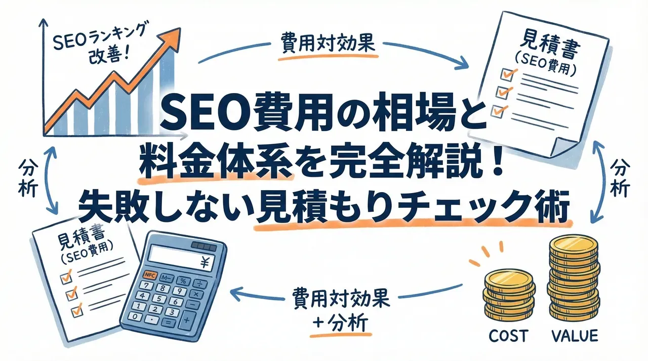 SEO対策の費用相場と料金体系