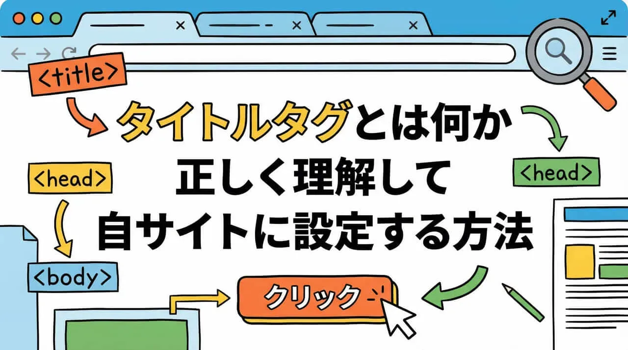 タイトルタグとは何か正しく理解して自サイトに設定する方法