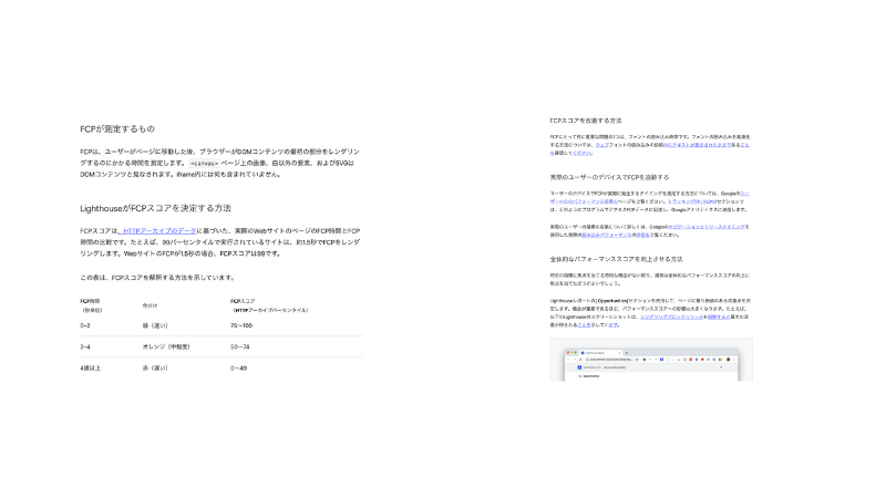 GoogleによるFCPの解説