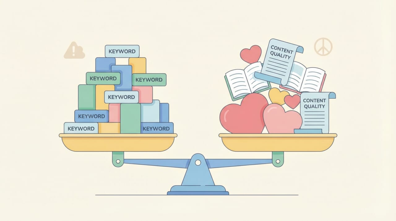 検索順位を上げるためのキーワードライティングの注意点