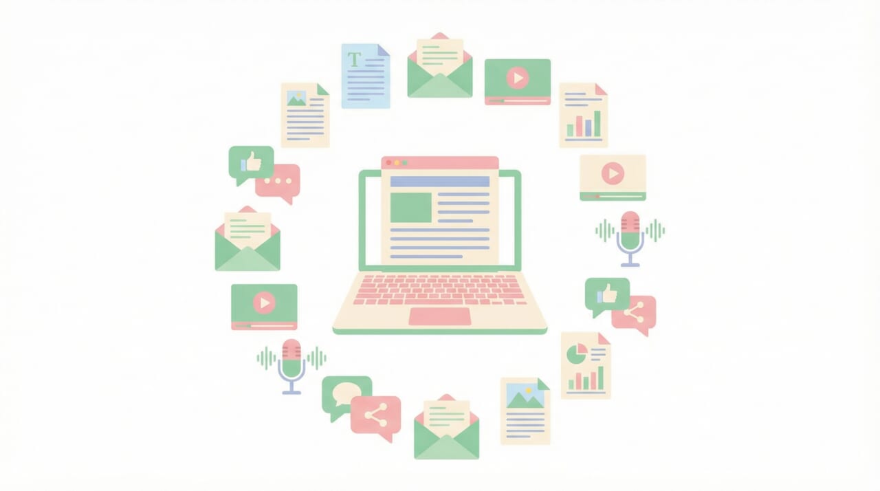 Webマーケティングで使われる代表的なコンテンツ一覧