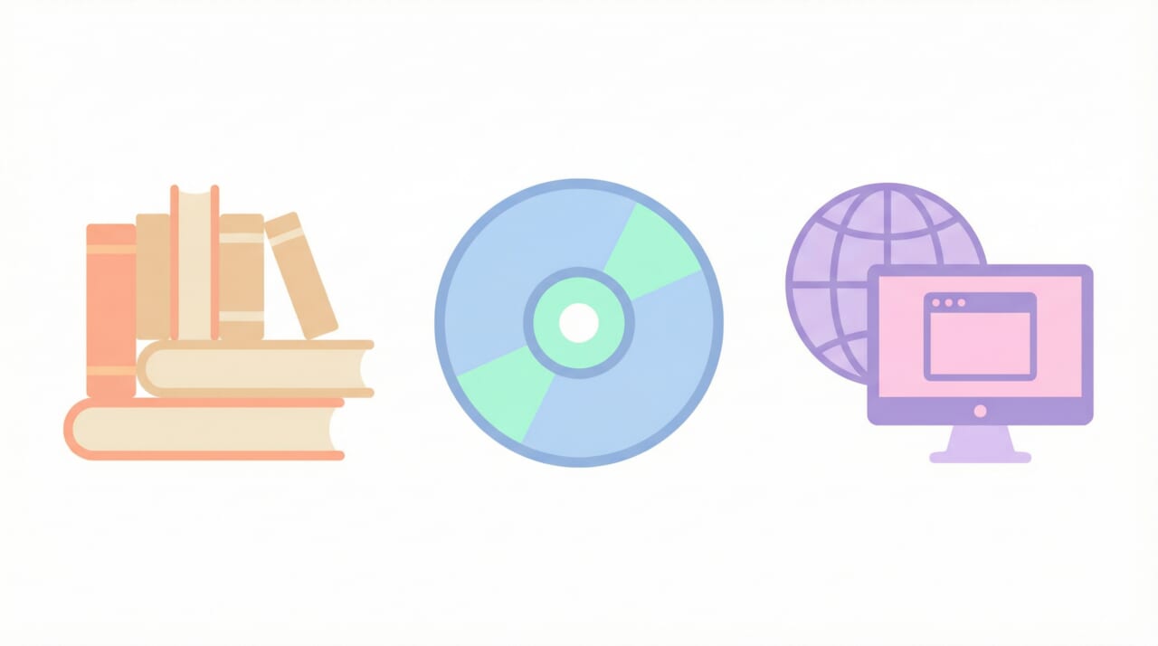 コンテンツの主な3つの分類